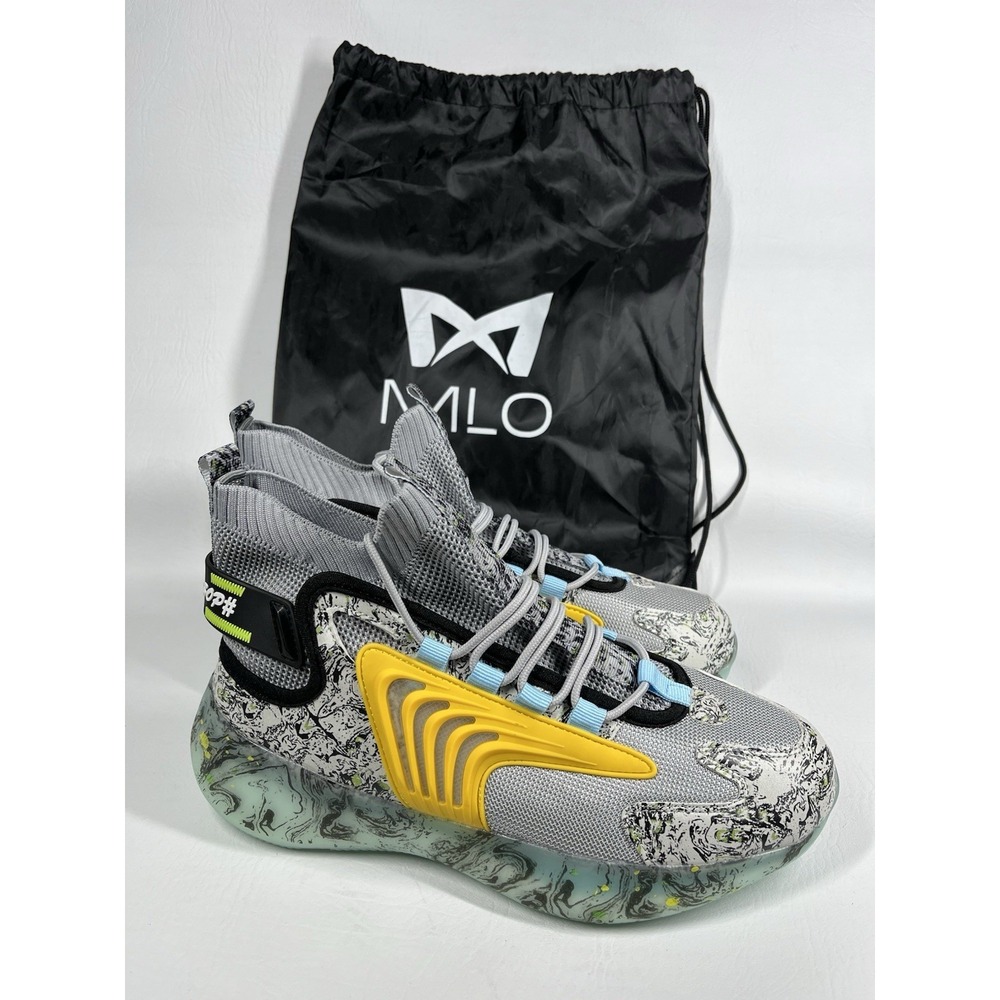 MLO XTC T100 Gray yellow Lifestlye Athletic Workout Shoes Men's Size 43 (US 10)